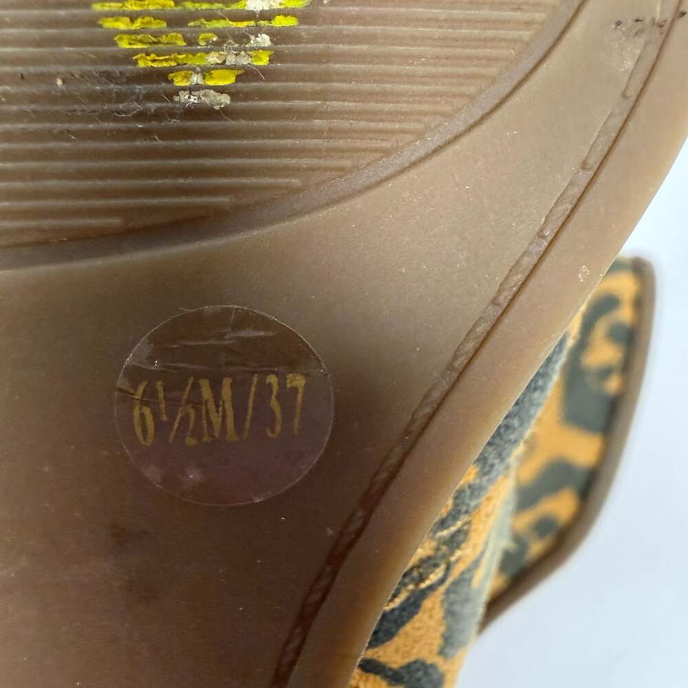 Lucky Brand Gidney Leopard Print d'Orsay Pointed Toe Loafers Size 6.5 - Picture 6 of 6